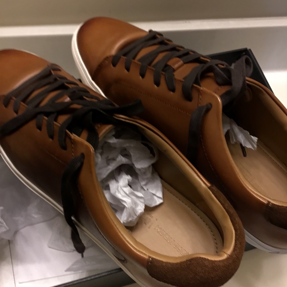 NORDSTROM LEATHER SNEAKERS MENS - Picture 7 of 16